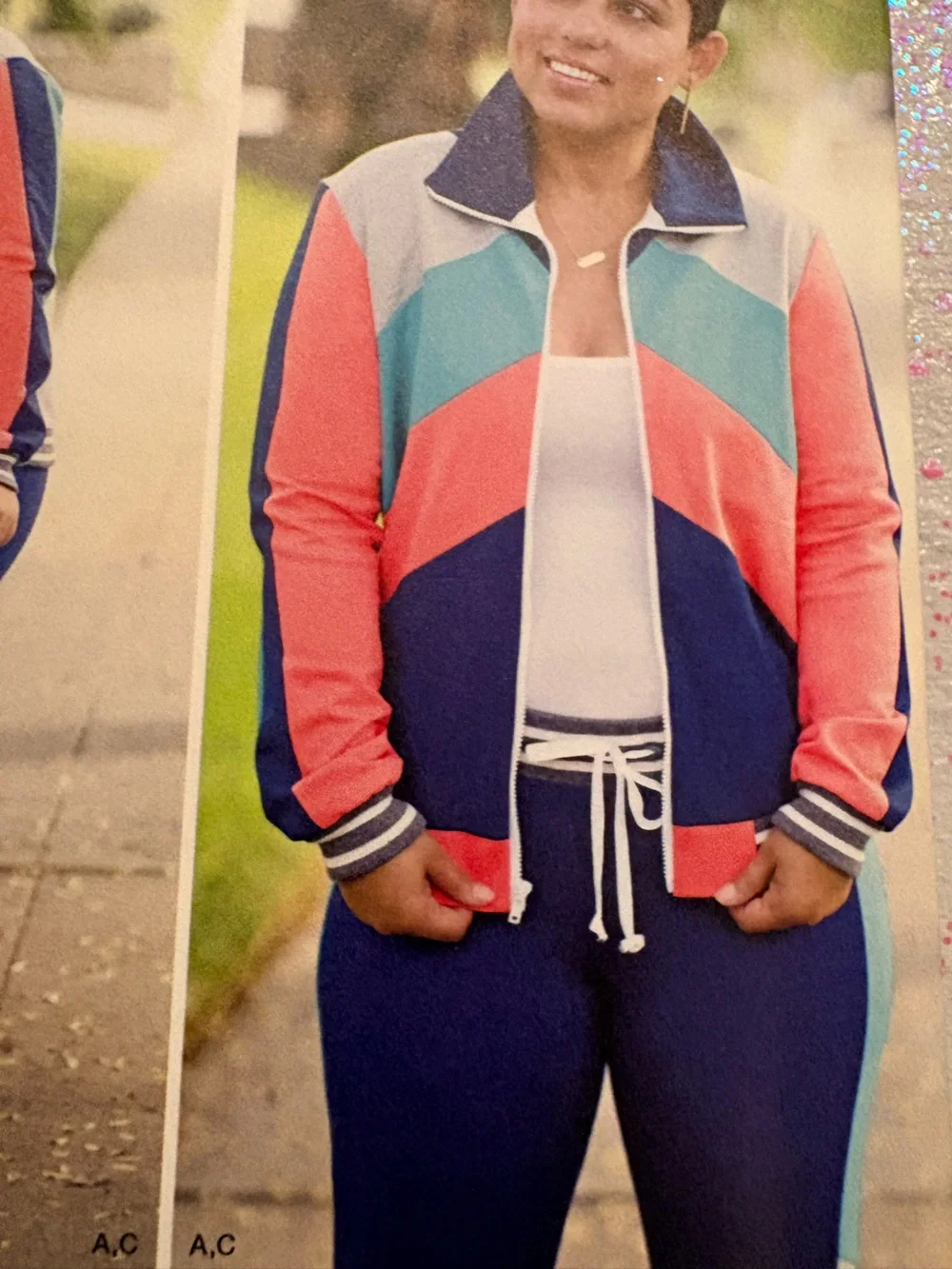 BN UNCUT SIMPLICITY 8702 H5 SEWING PATTERNS TRACK SUIT